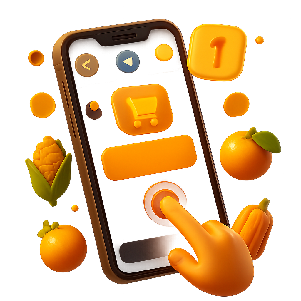 Рука держит телефон с приложением СОТА