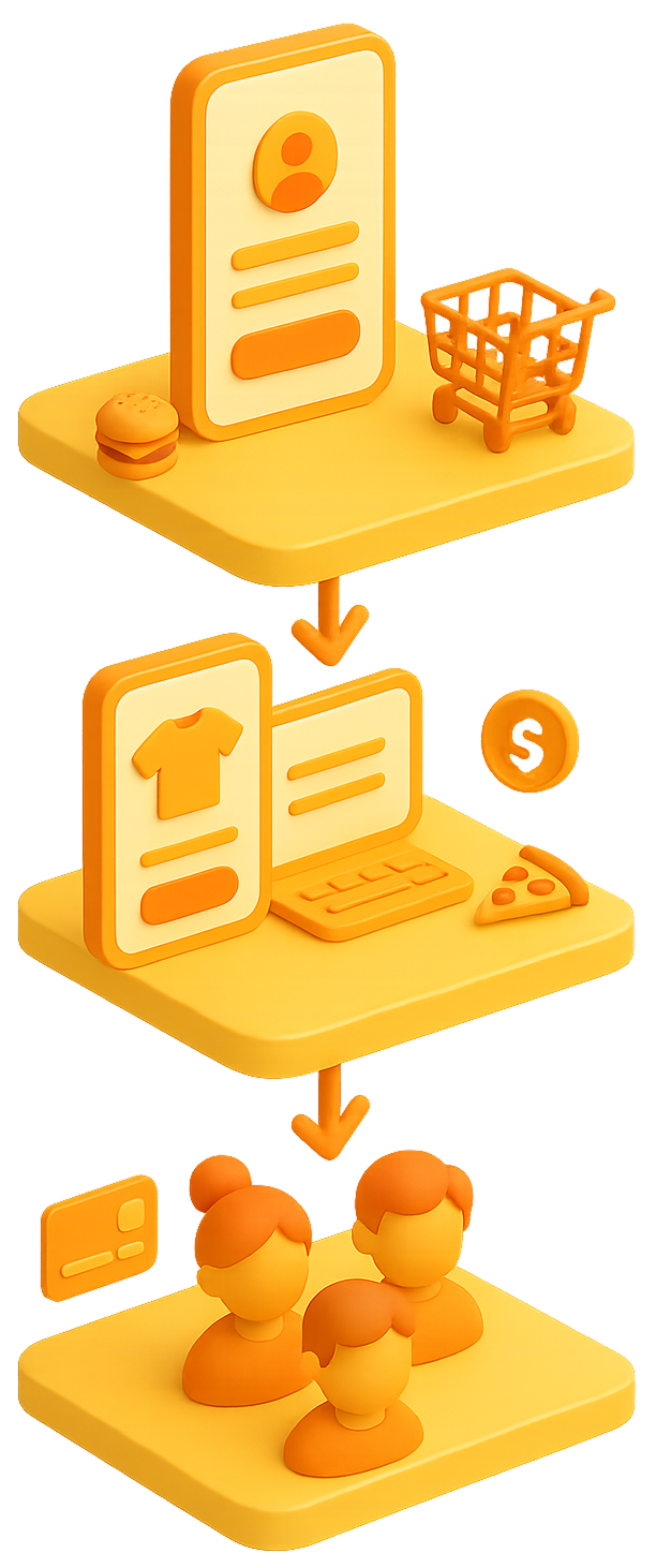 Схема работы для потребителя