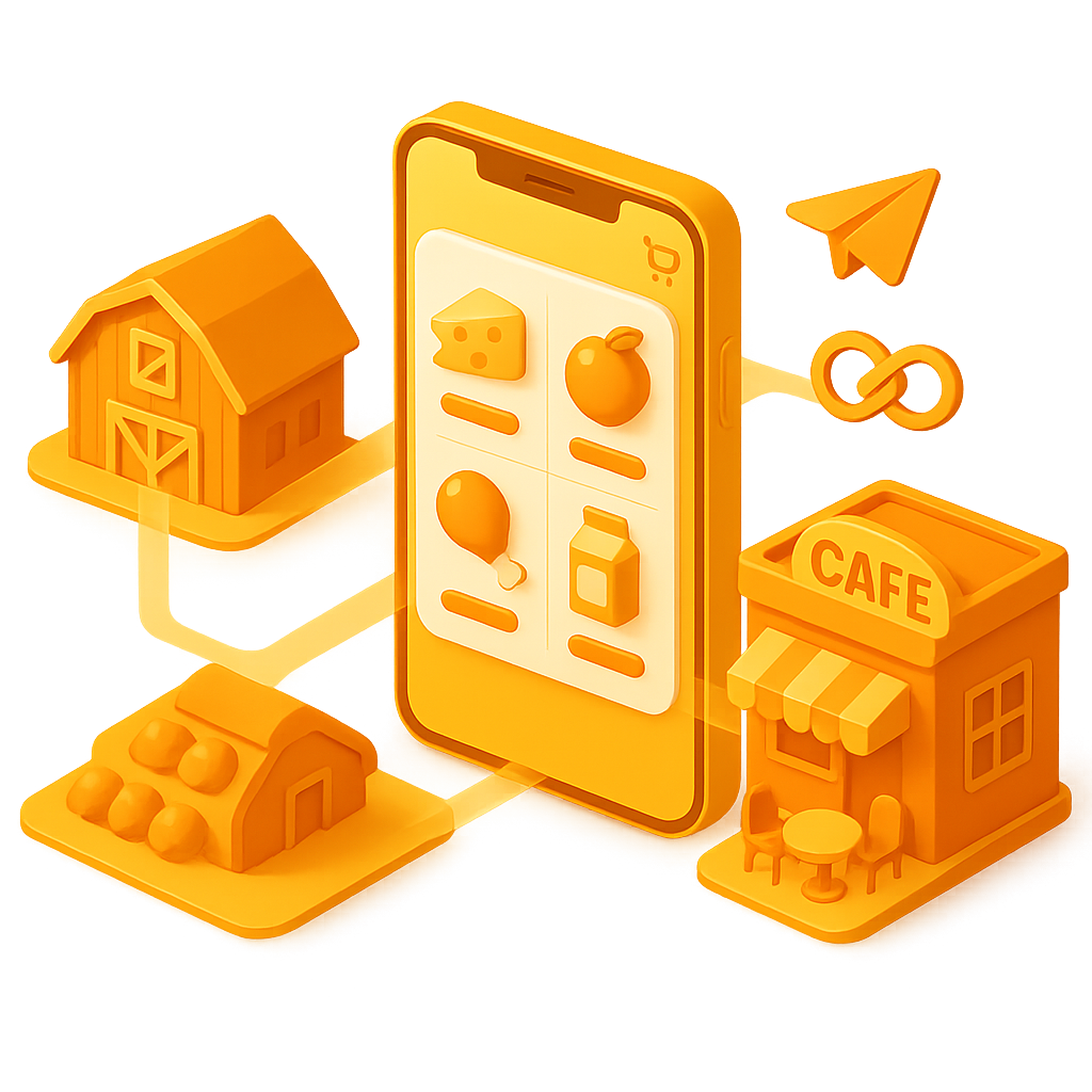 Фермер использует цифровые технологии